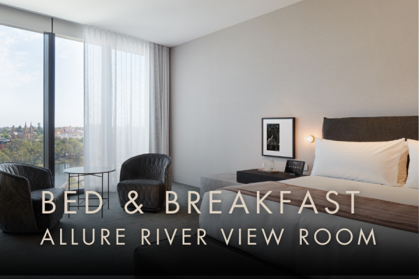 Eos by SkyCity Bed & Breakfast Voucher - Allure River View Room - Weekday